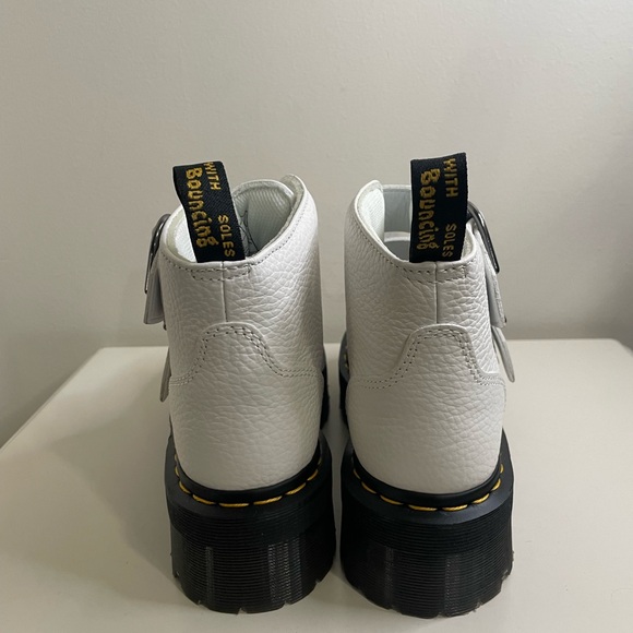 Dr. Martens Devon Flower Buckle Leather Platform - Picture 4 of 8